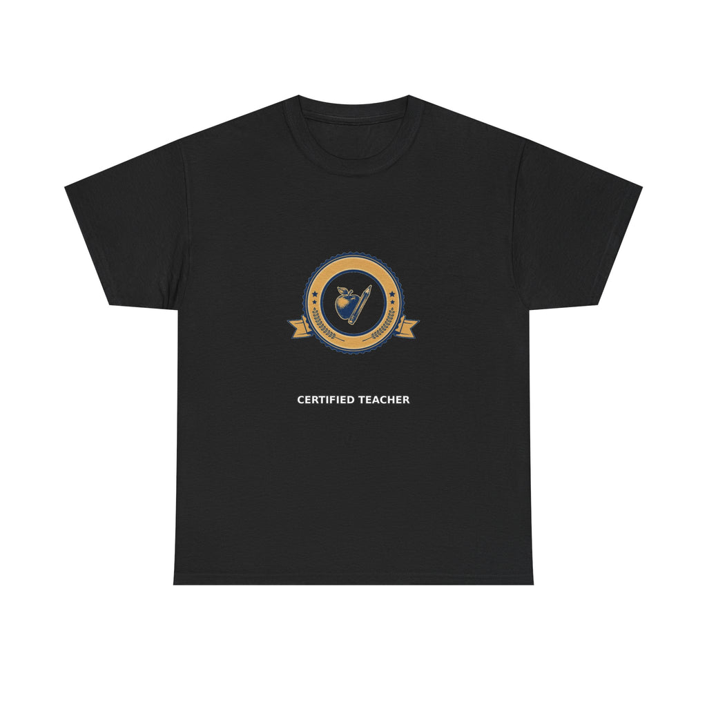 Certified Teacher - Retro Badge Tee