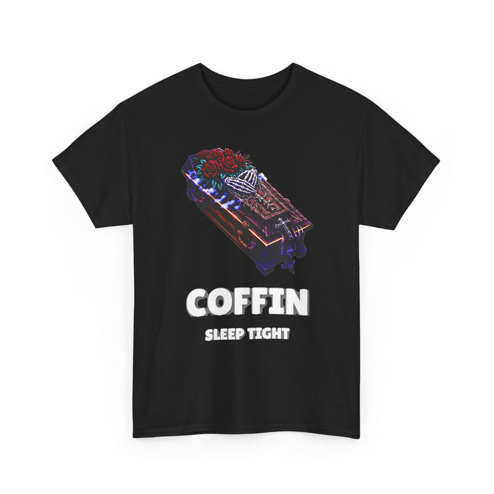 Coffin - Sleep Tight Gothic Coffin Halloween Tee