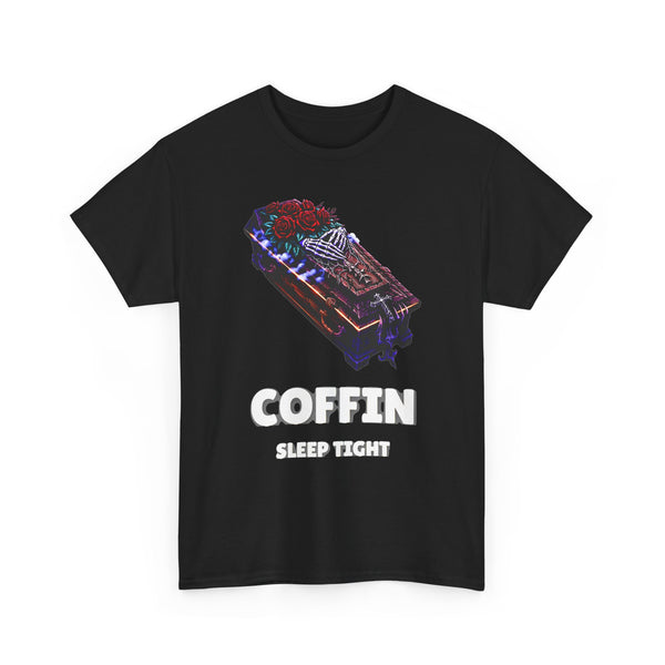 Coffin - Sleep Tight Gothic Coffin Halloween Tee