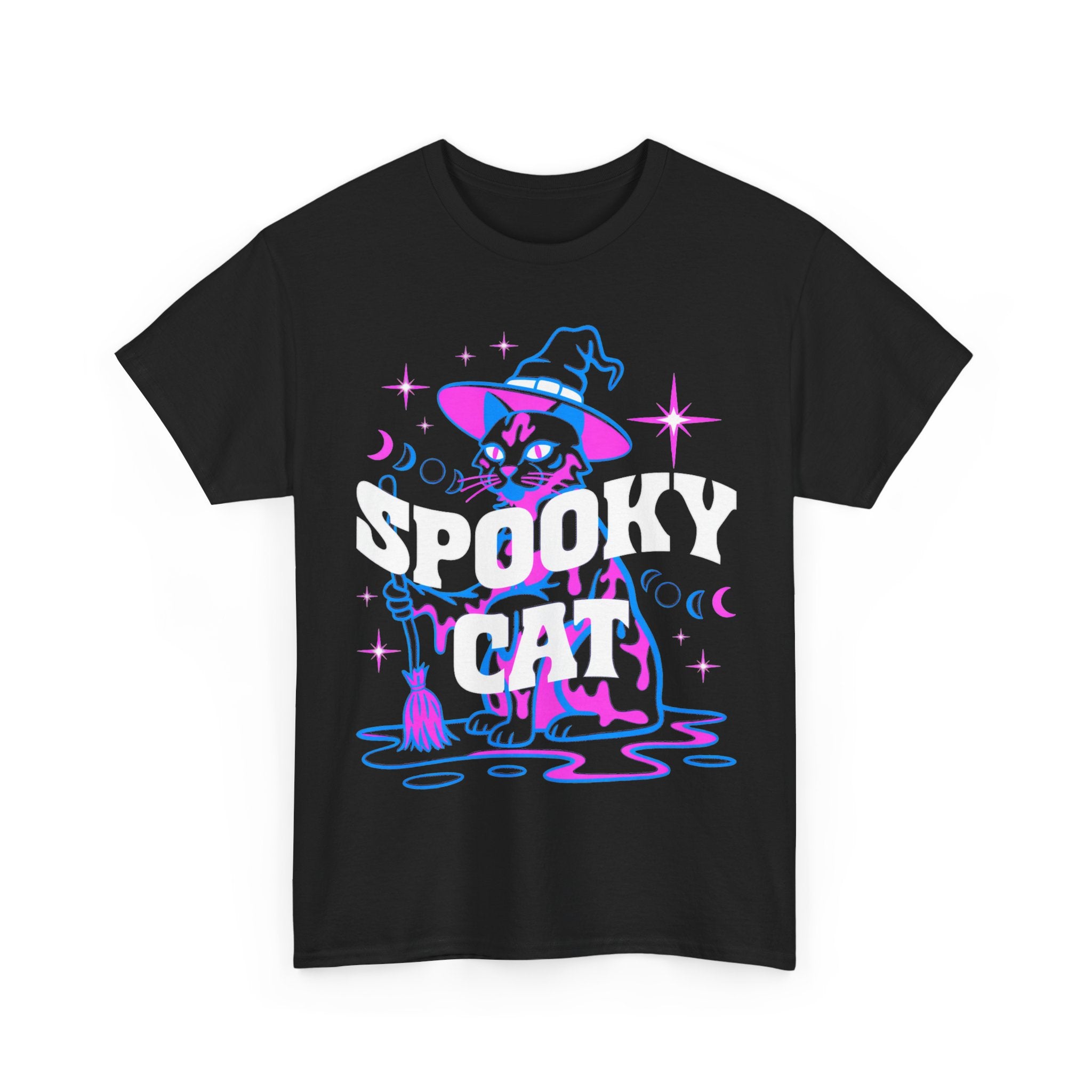 Spooky Cat - Psychedelic Witch Cat Tee